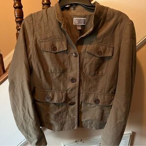 Chelsea28 Green Utility Jacket